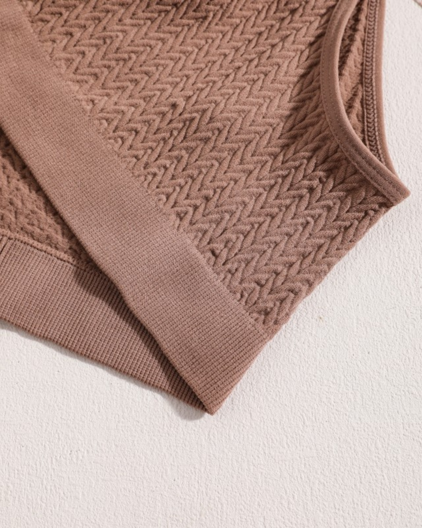 Pohodlná sada spodního prádla z texturovaného materiálu