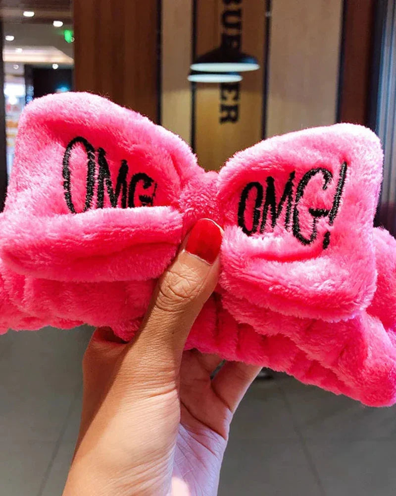 Bože, nadýchaná čelenka s mašlí