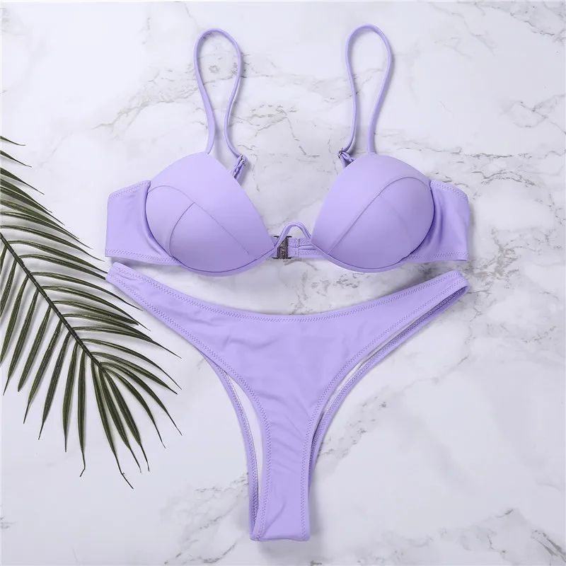 Dvoudílné bikiny s podprsenkou