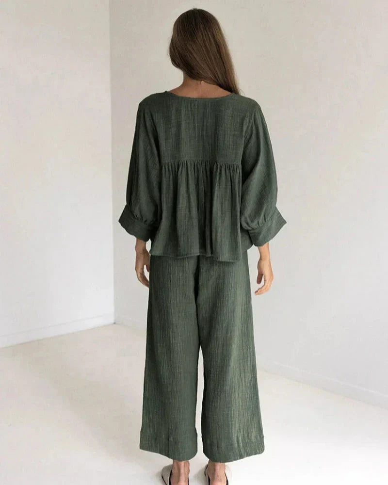 Dlouhý mušelínový domácí prádlo