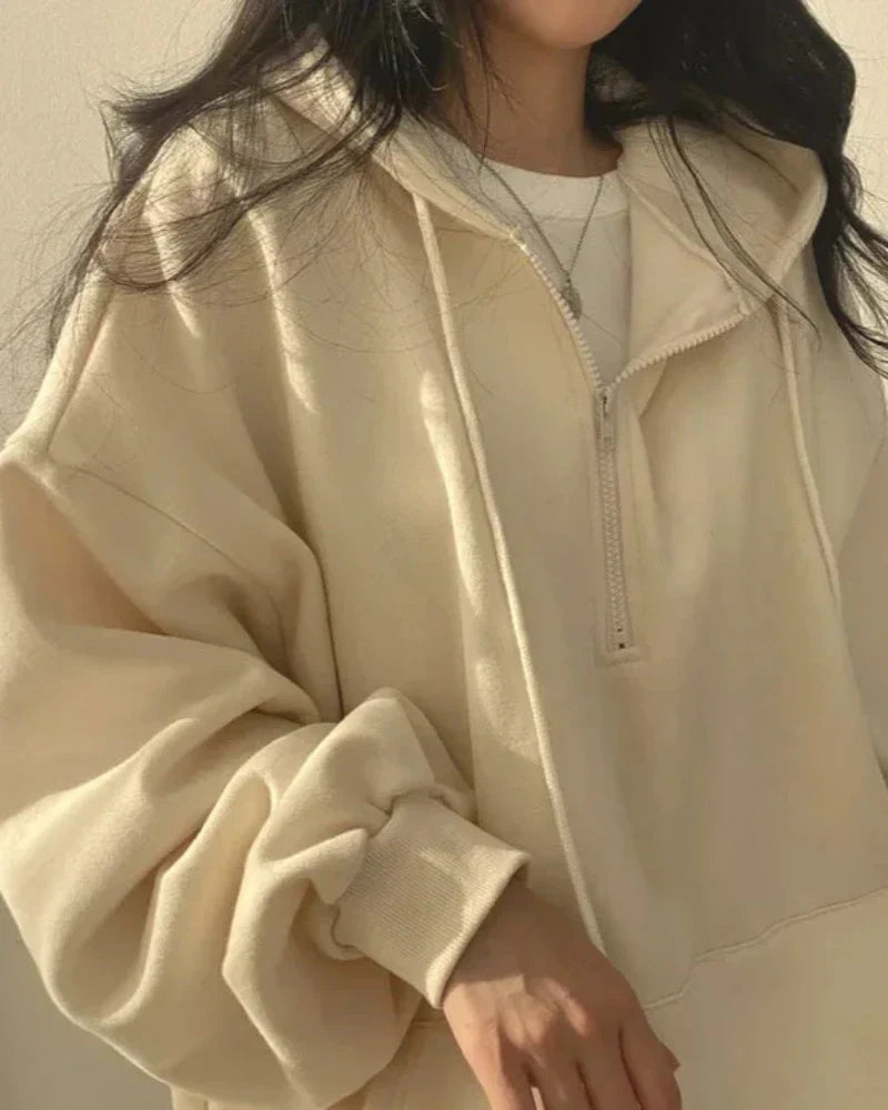 Pohodlná oversized mikina s kapucí