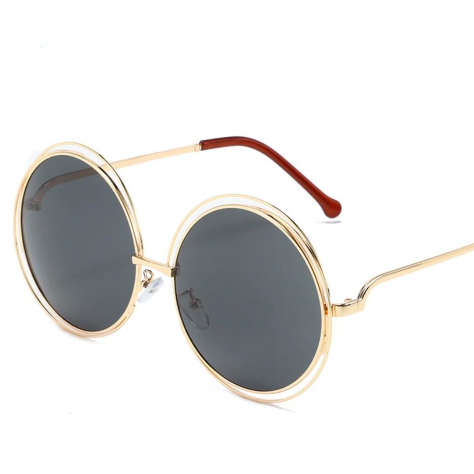 Velké kulaté sluneční brýle