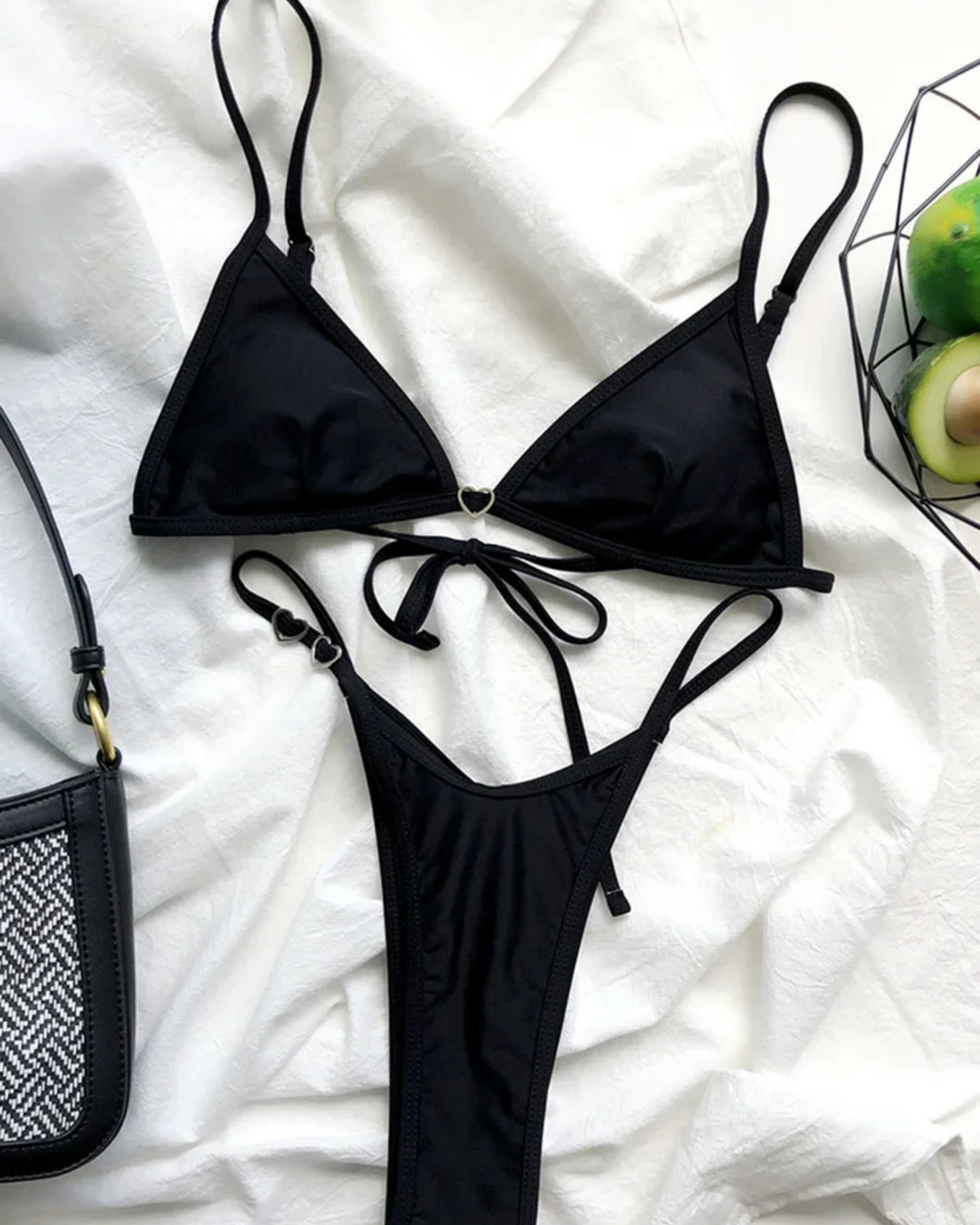 Dvoudílné plavky se srdíčkem