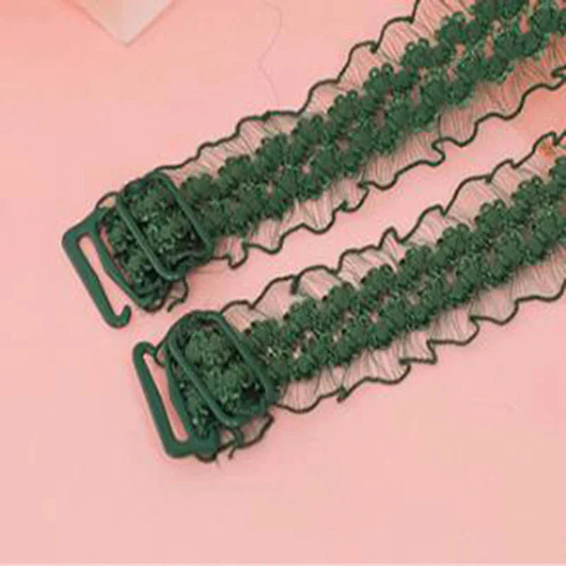 Dekorativní barevná ramínka podprsenky