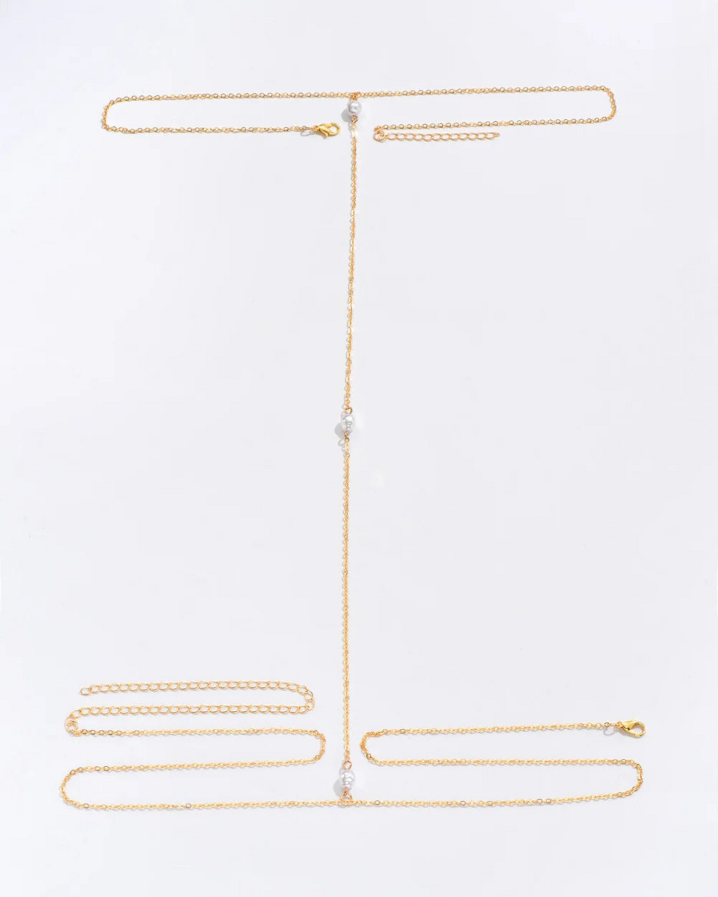 Zlatý řetízek na tělo