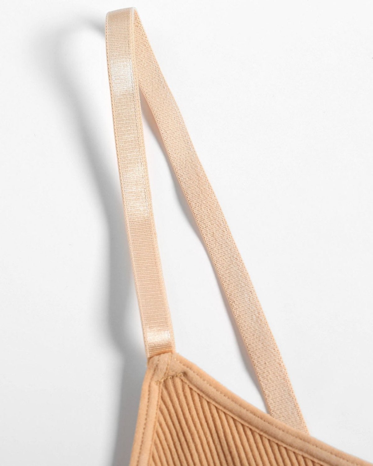 Pohodlná sada spodního prádla z žebrovaného materiálu