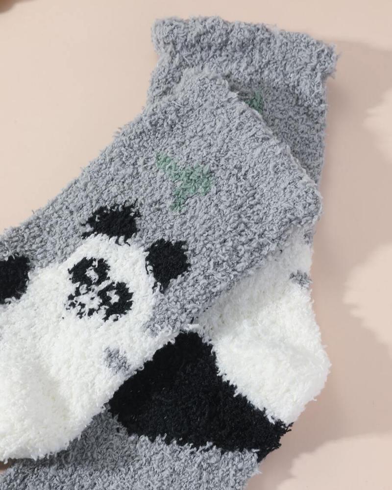 Teplé, nadýchané dlouhé ponožky