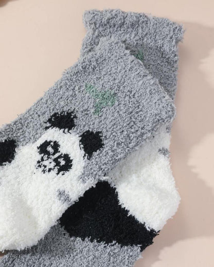 Teplé, nadýchané dlouhé ponožky