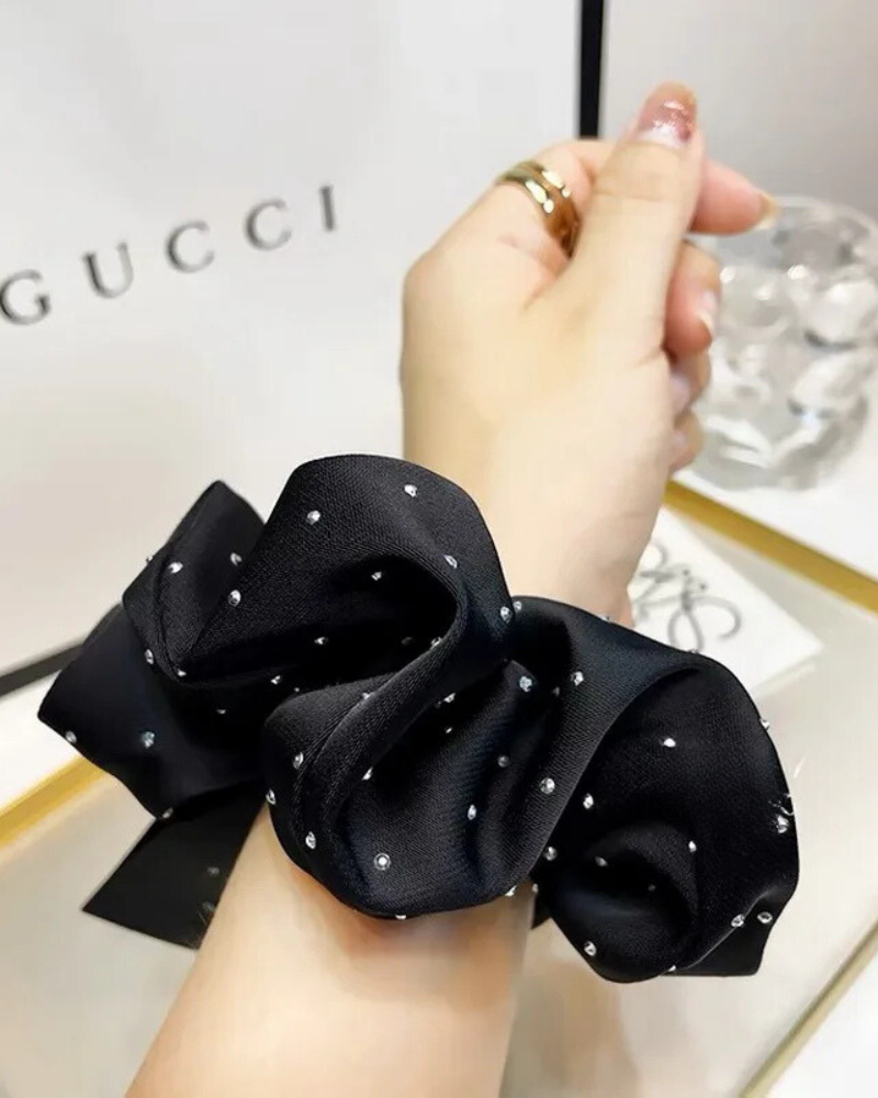 Gumička do vlasů s třpytivými částicemi