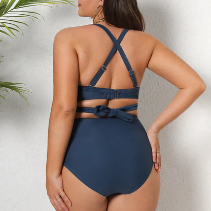 Plavky pro větší děti s výraznými zavazováním