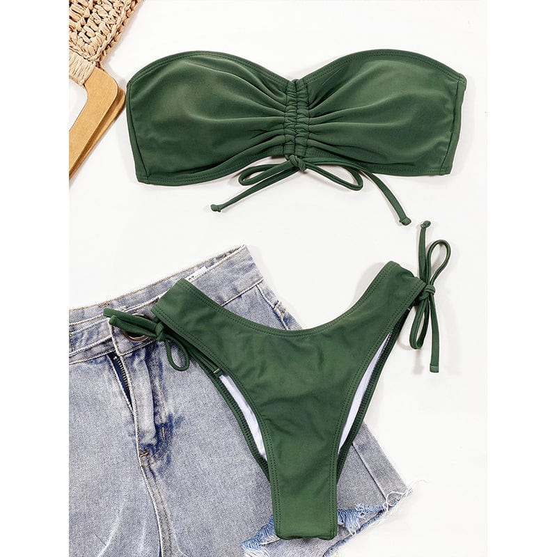 Brazilské bikiny s nastavitelnými ramínky