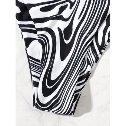 Dvoudílné bikiny s nastavitelnou vázací šňůrkou