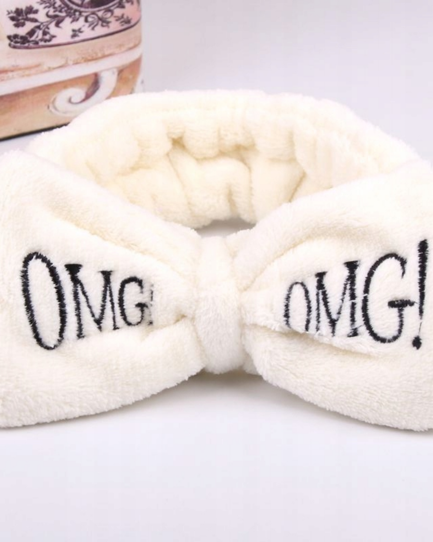 Bože, nadýchaná čelenka s mašlí