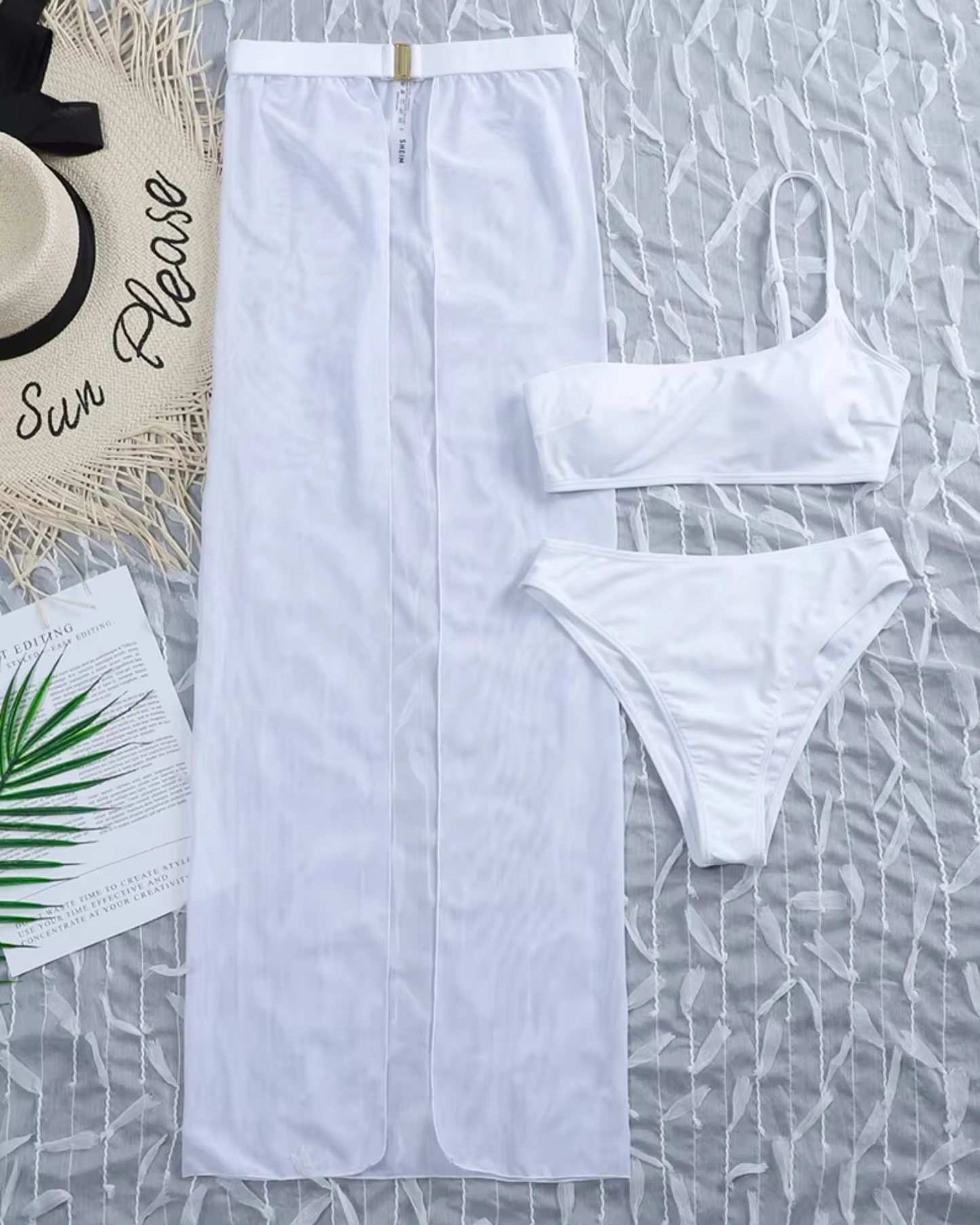 Dvoudílné plavky s dlouhou sukní