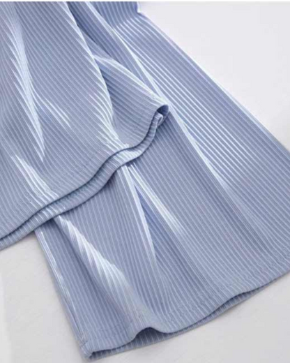 Pohodlné dlouhé kalhoty se širokými nohavicemi