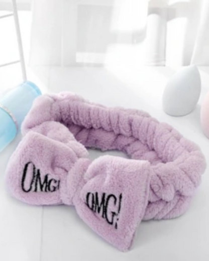 Bože, nadýchaná čelenka s mašlí