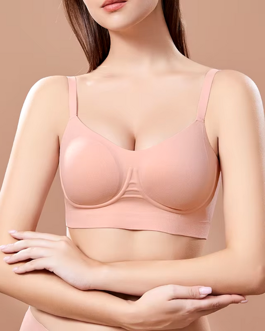 Pohodlná bezešvá balkonová podprsenka