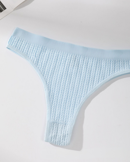 Pohodlná sada spodního prádla z texturovaného materiálu