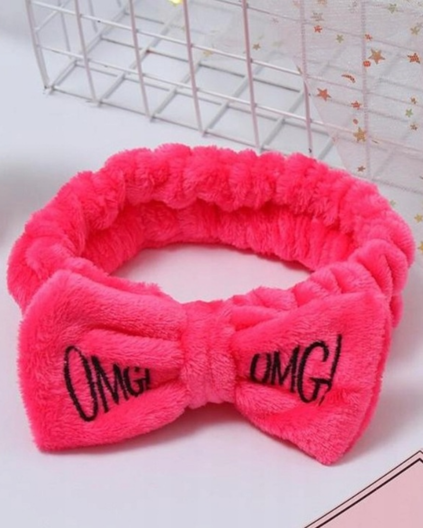 Bože, nadýchaná čelenka s mašlí