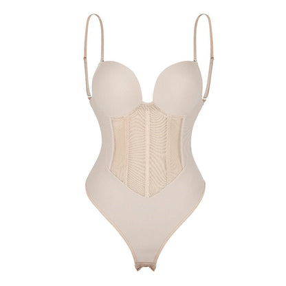 Korzetové body se zapínáním v rozkroku