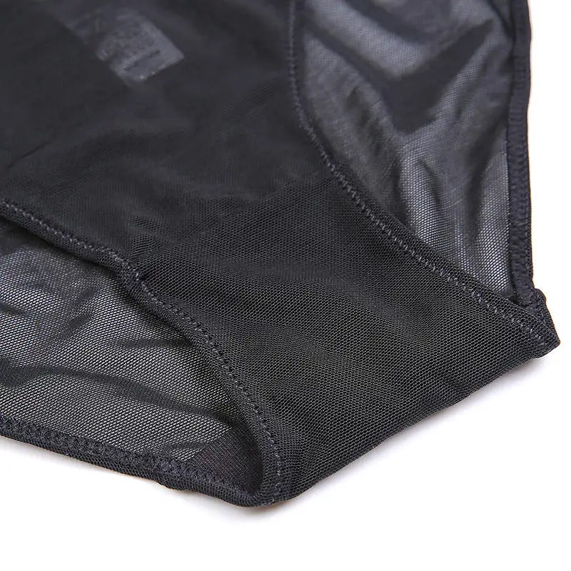 Síťované kalhotky s mašlí