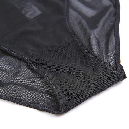 Síťované kalhotky s mašlí