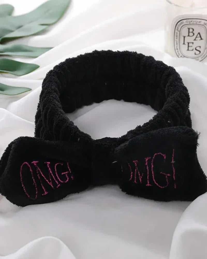 Bože, nadýchaná čelenka s mašlí