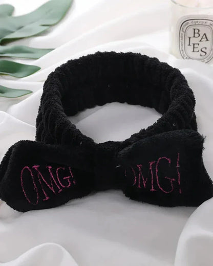 Bože, nadýchaná čelenka s mašlí