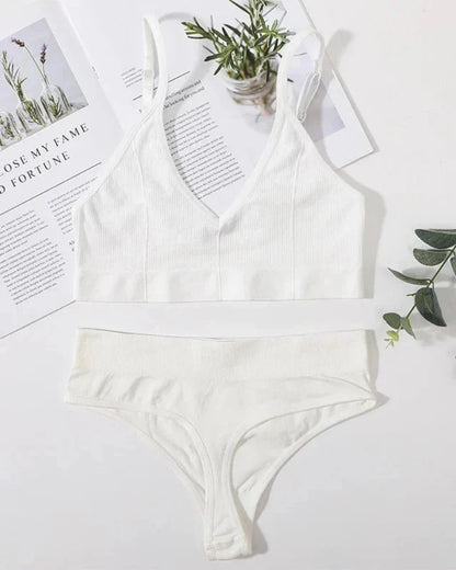 Pohodlná sada pruhovaného spodního prádla