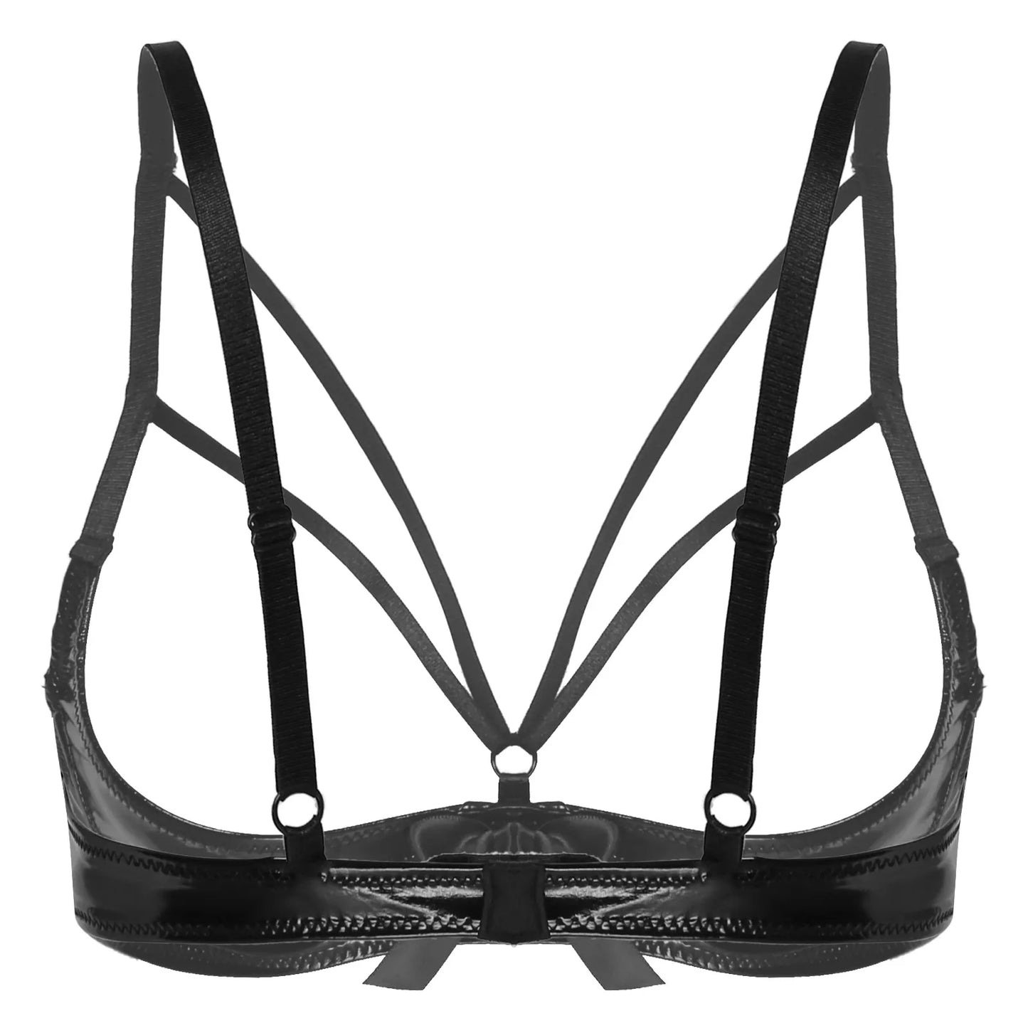 Podprsenka s otevřenými košíčky a mašlí