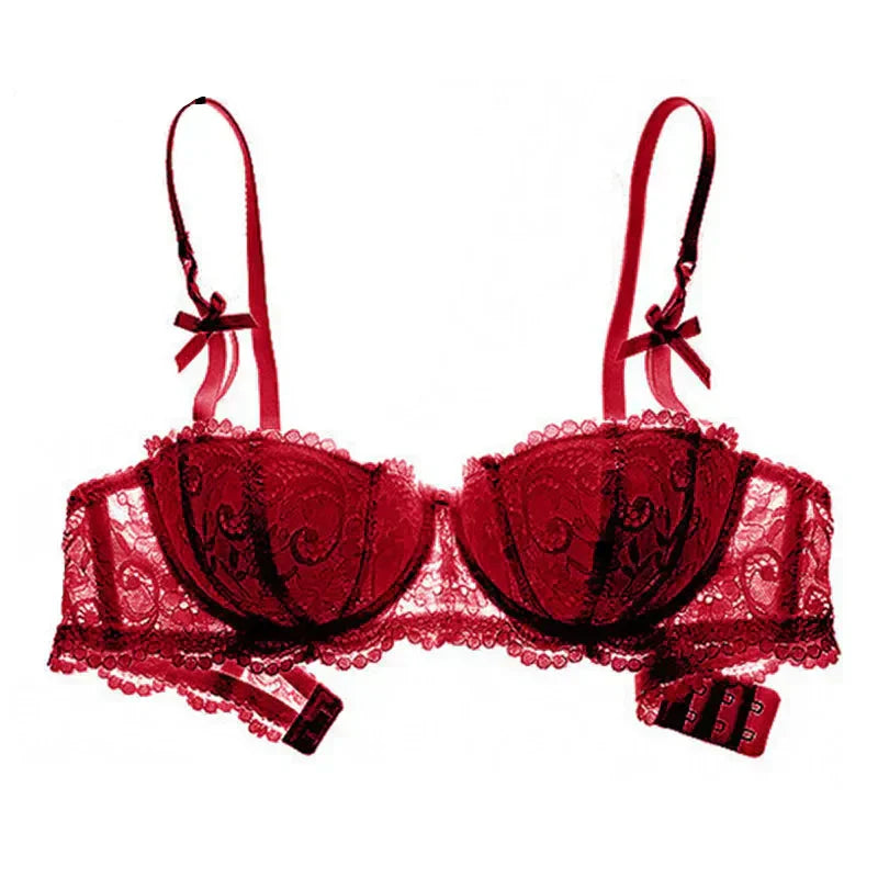 Balkonetová podprsenka s bezpečným zapínáním na háčky