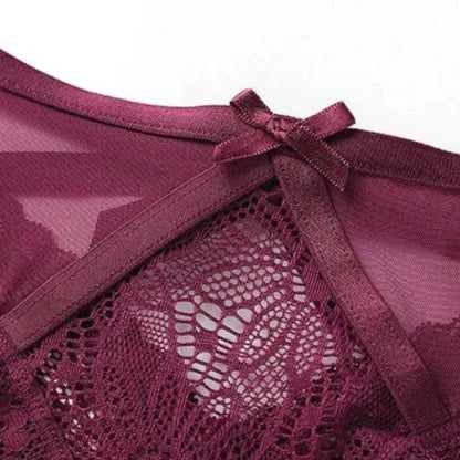 Krajkové kalhotky s průhledným materiálem