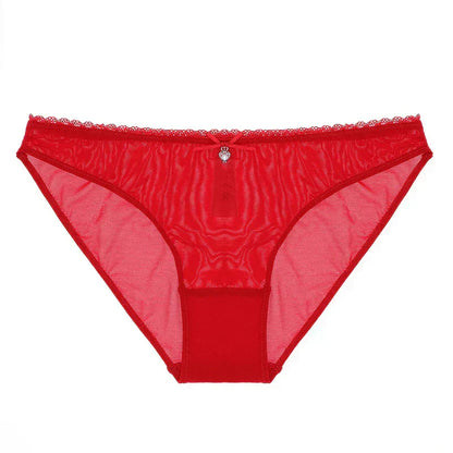 Síťované kalhotky s mašlí