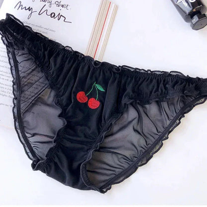 Kalhotky s výšivkou ovoce