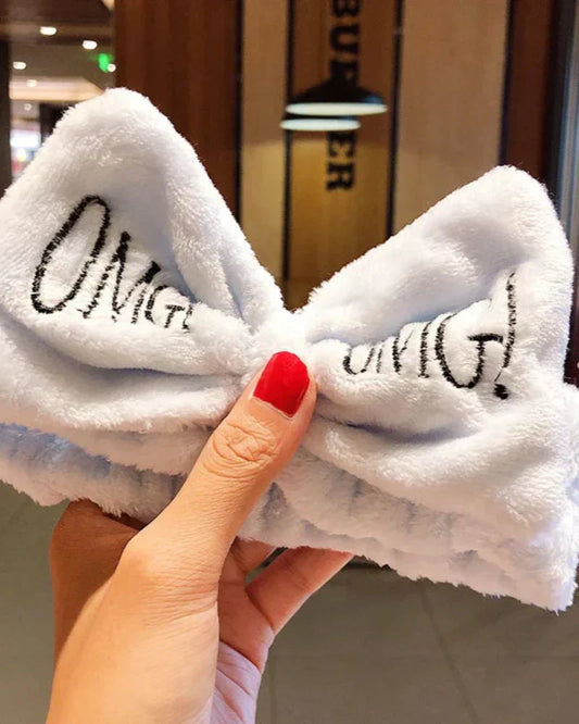 Bože, nadýchaná čelenka s mašlí