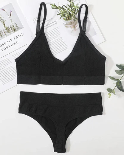 Pohodlná sada pruhovaného spodního prádla