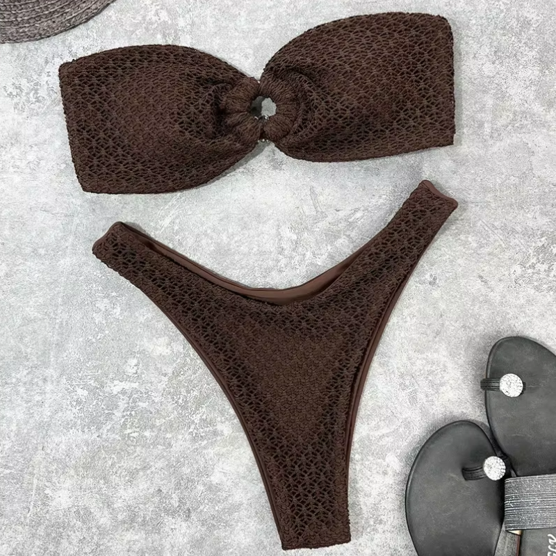 Dvoudílné bandeau plavky