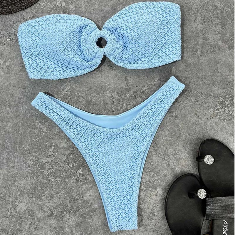 Dvoudílné bandeau plavky