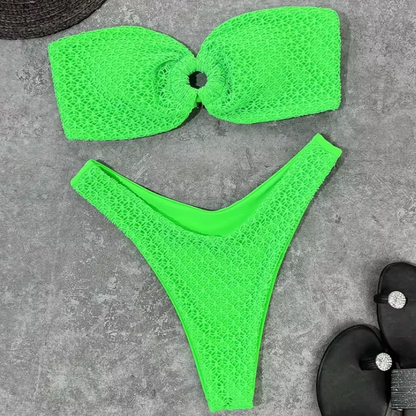 Dvoudílné bandeau plavky