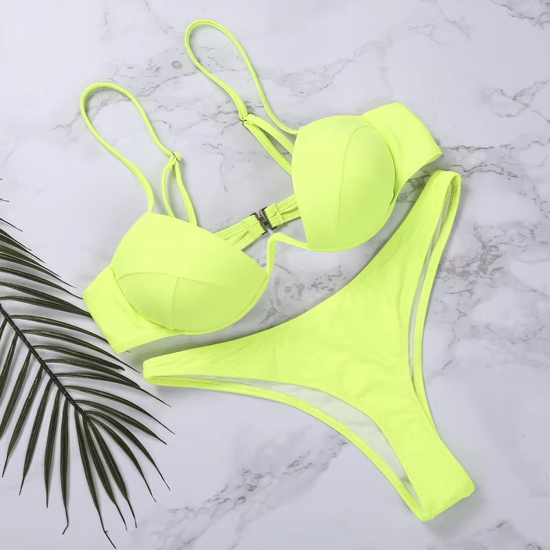 Dvoudílné bikiny s podprsenkou