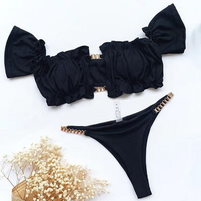 Dvoudílné bikiny s rukávy