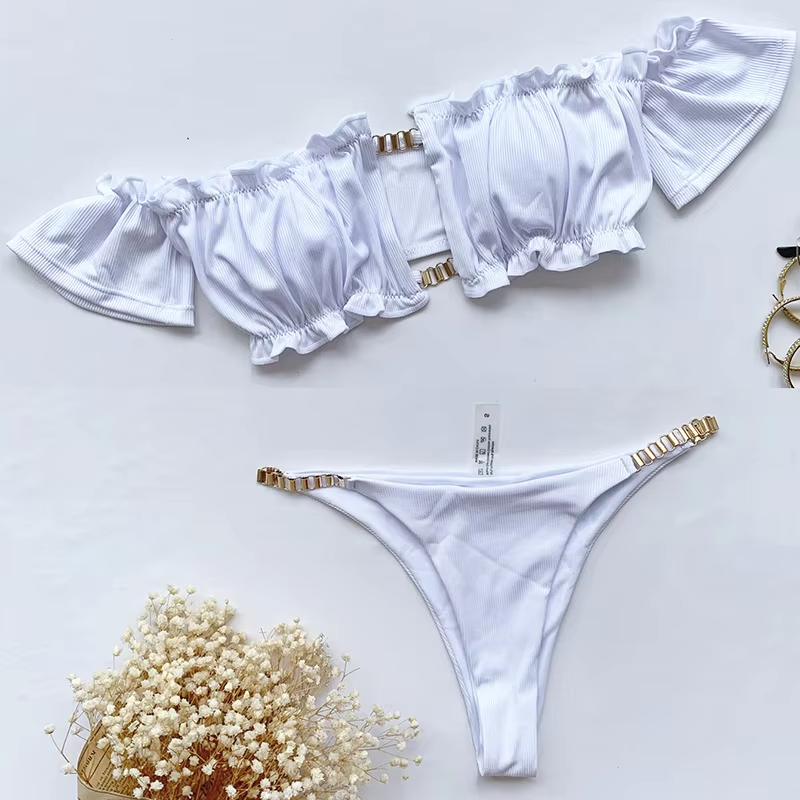 Dvoudílné bikiny s rukávy