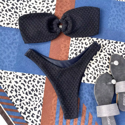 Dvoudílné bandeau plavky