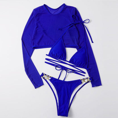 Dvoudílné plavky s vázáním