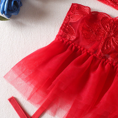 Sada spodního prádla s květinovým vzorem