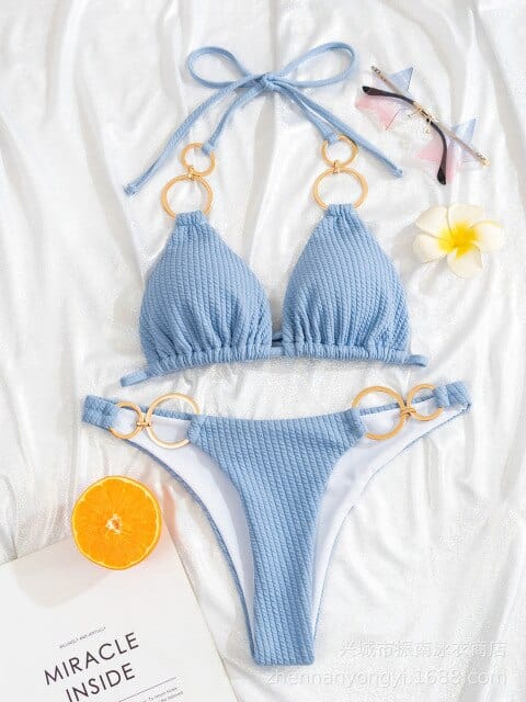 Bikiny s ozdobnými kroužky