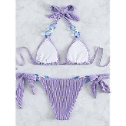 Bikiny s nastavitelnou vázací šňůrkou