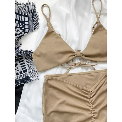 Dvoudílné plavky s volánky