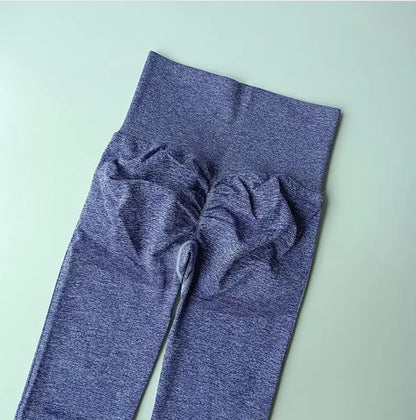 Bezešvé sportovní legíny s vysokým pasem