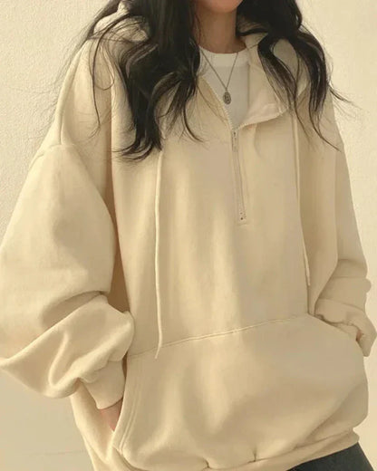 Pohodlná oversized mikina s kapucí